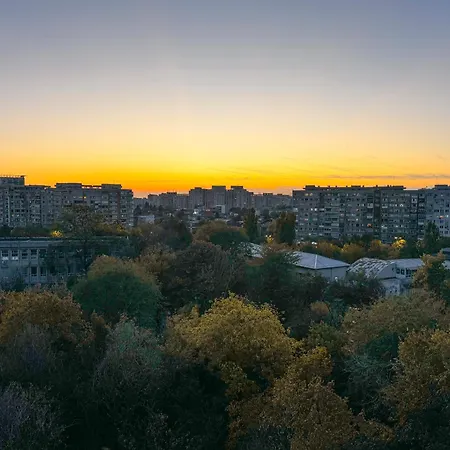 Sunset Rooftop Near Baba Novac *