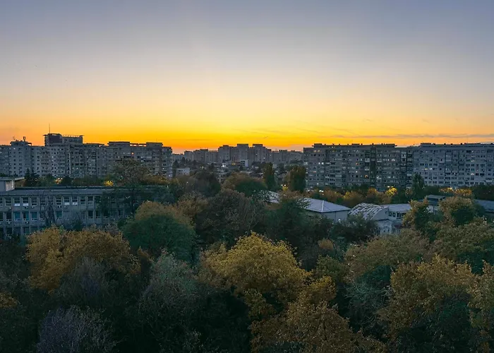 Sunset Rooftop Near Baba Novac *