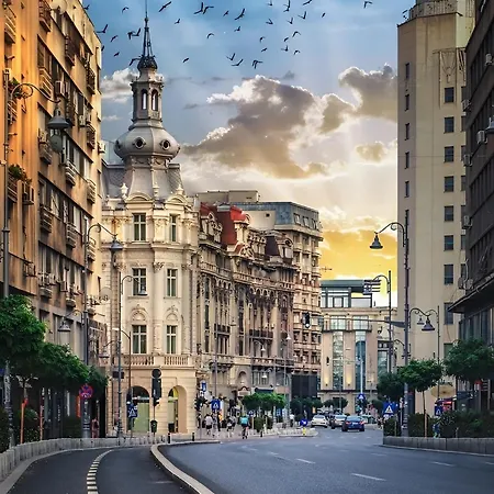 Sunset Rooftop Near Baba Novac