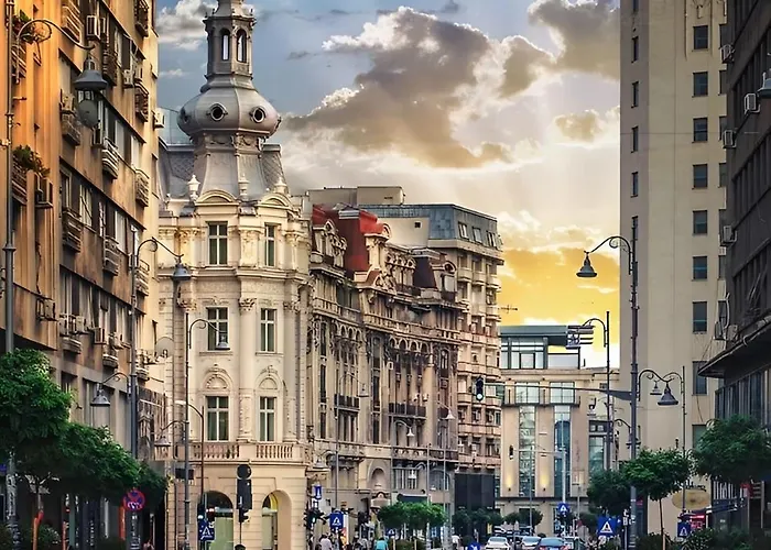 Sunset Rooftop Near Baba Novac
